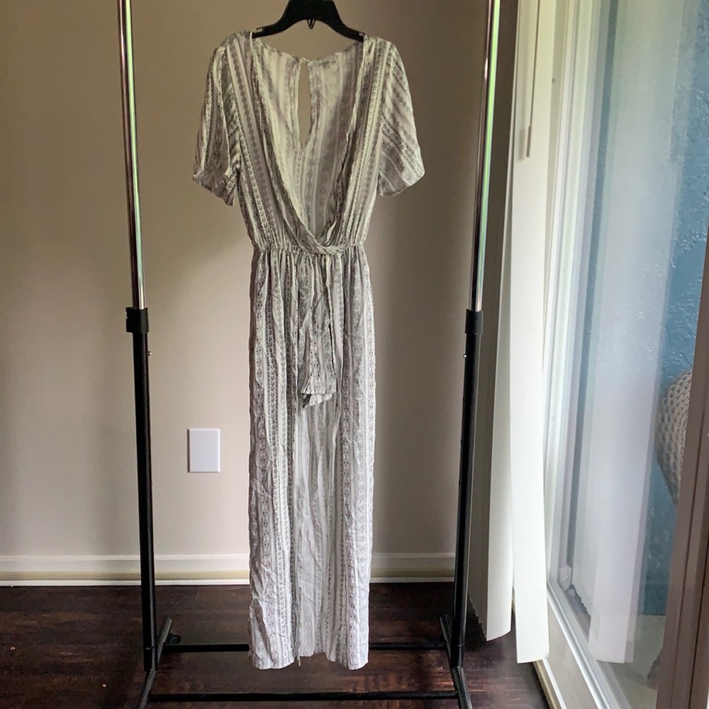 High-low romper